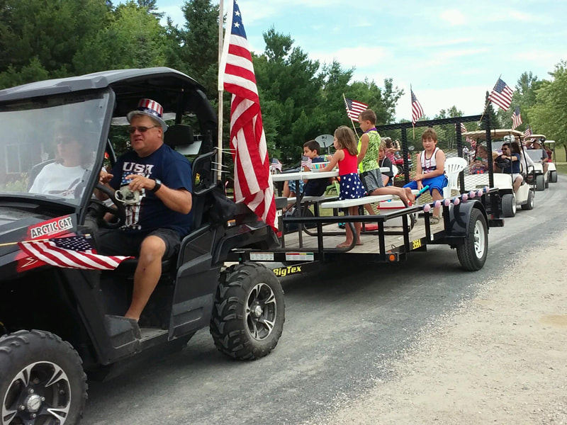 Fourth of July Parade at Lost Acres